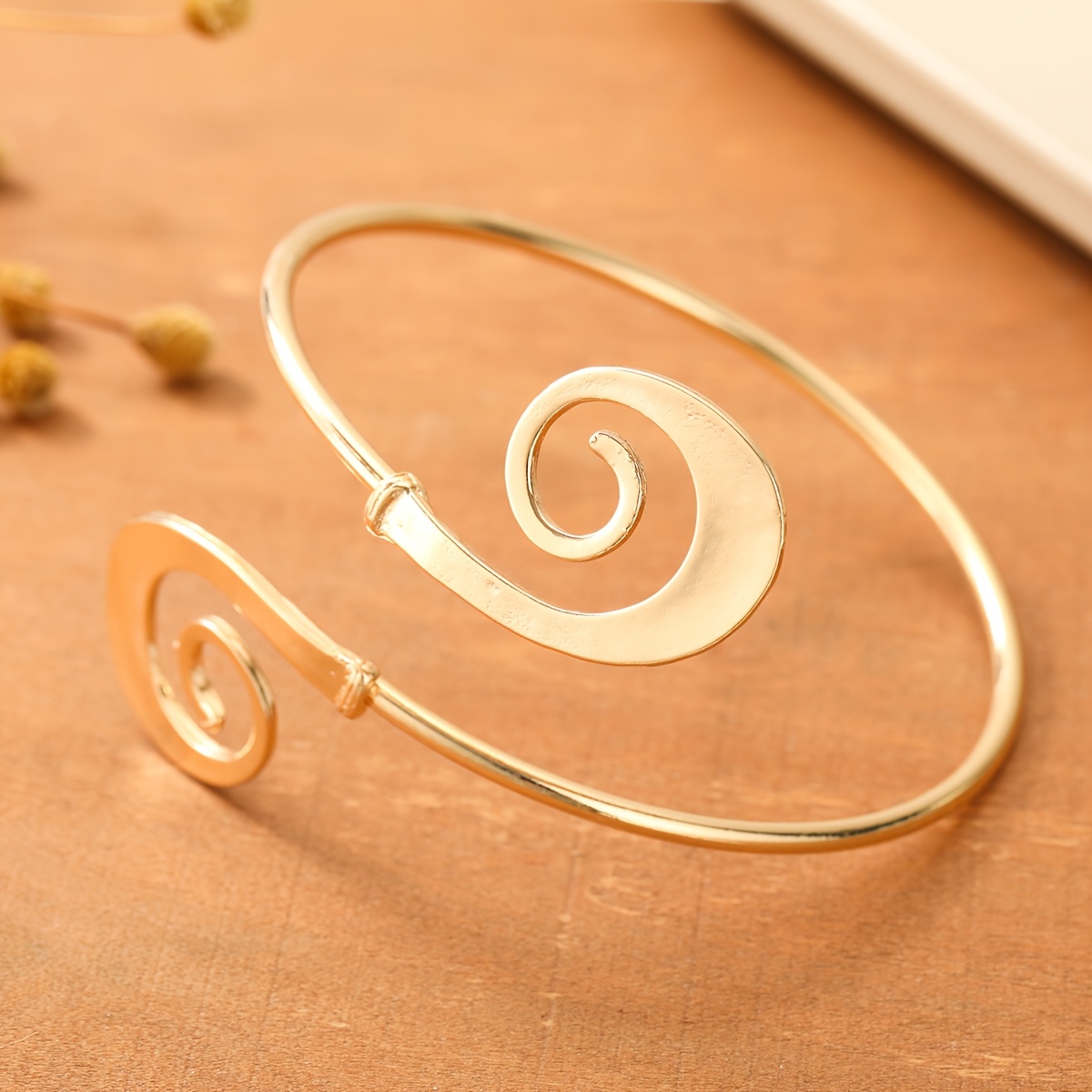 Women's Adjustable Double Helix Open Design Bangle